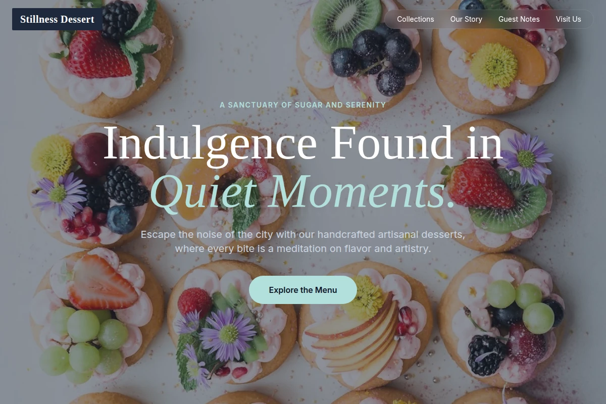 Stillness Dessert