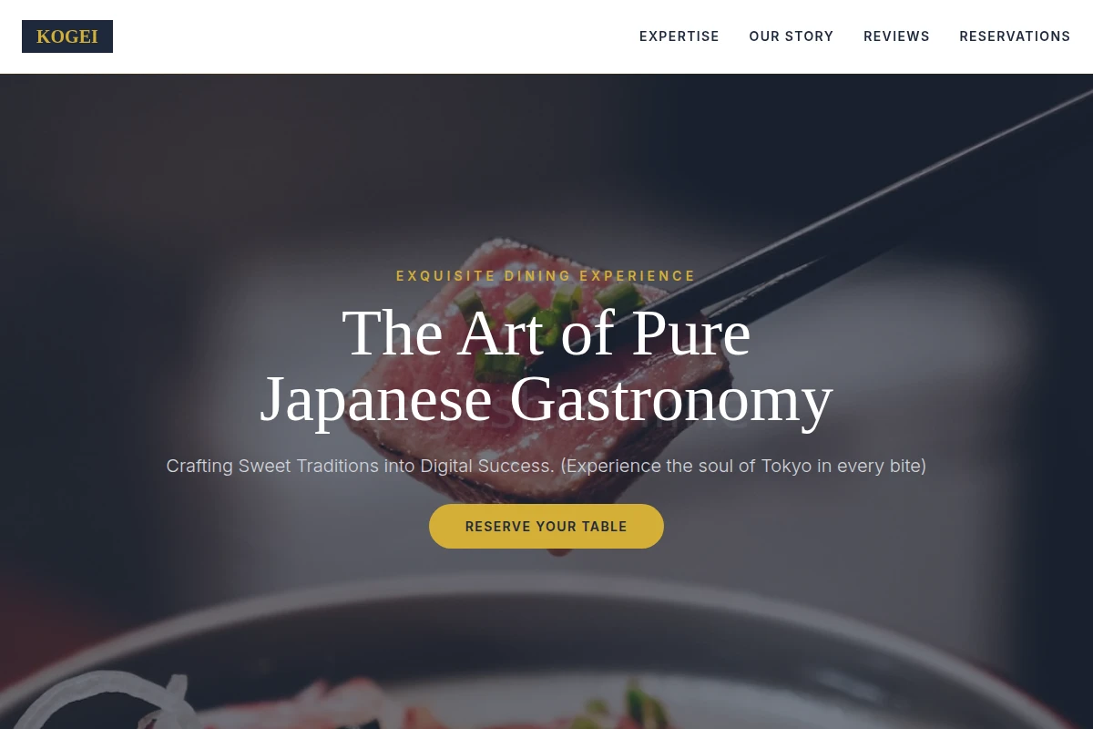 Pure Japanese Food