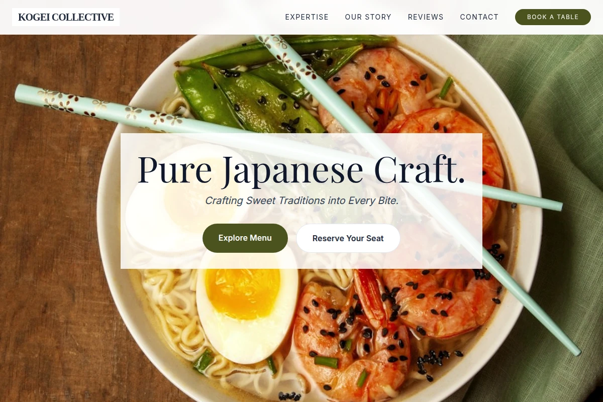 Pure Japanese Food