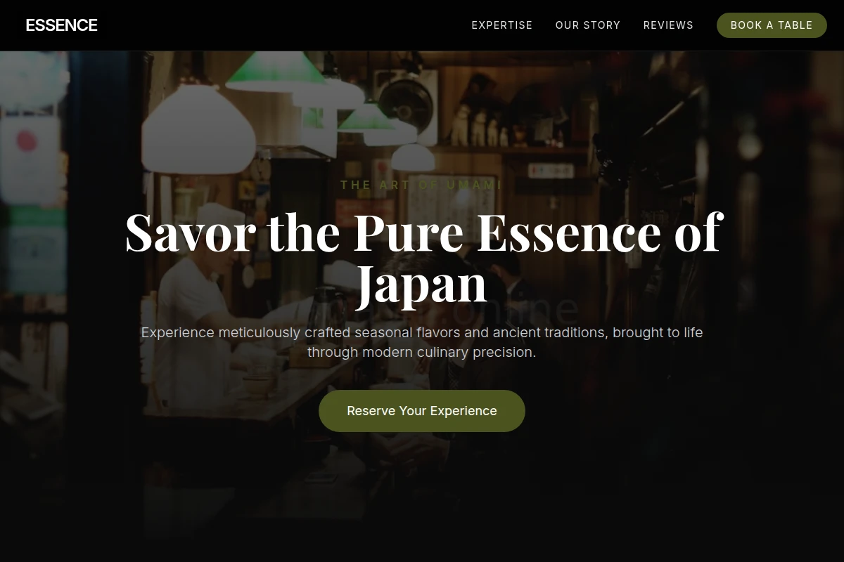 Essence Japanese Food