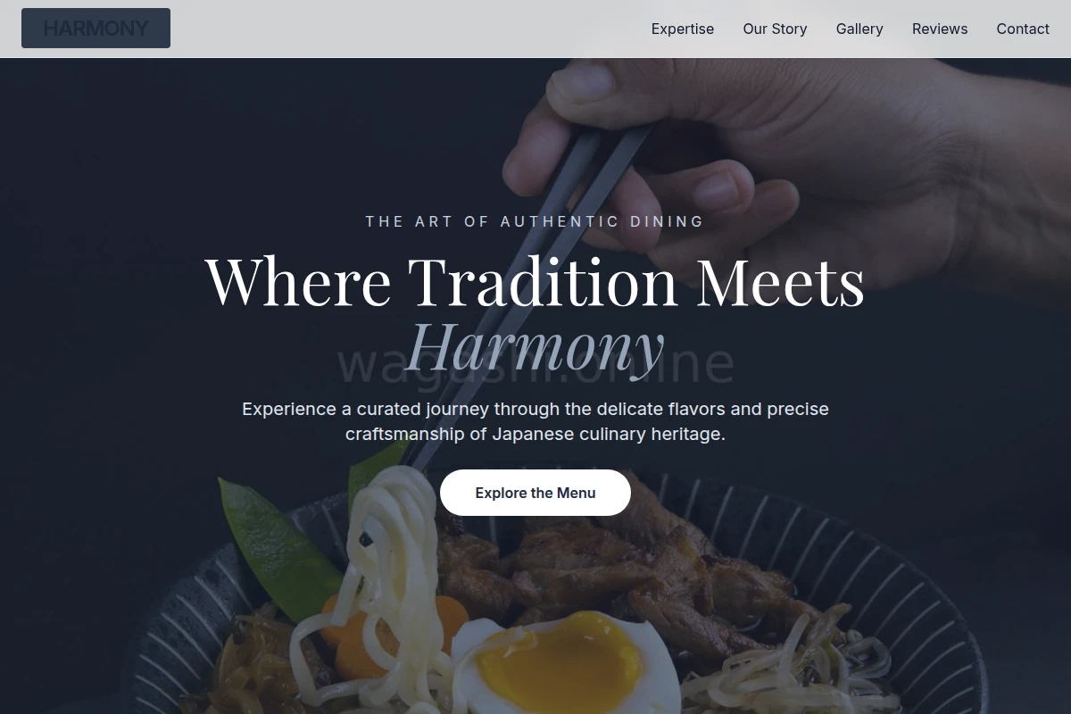 Harmony Japanese Food
