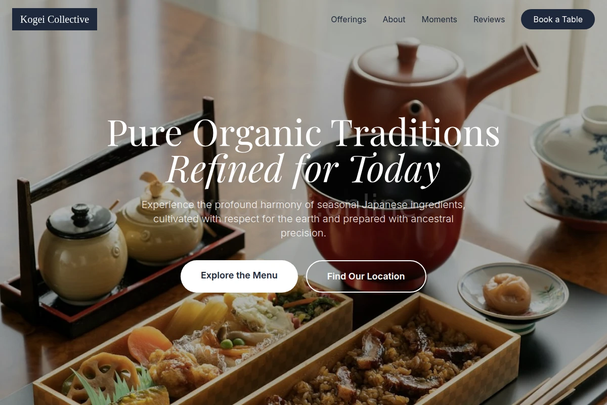 Organic Japanese Food