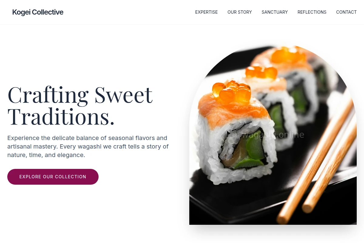 Delicate Japanese Food