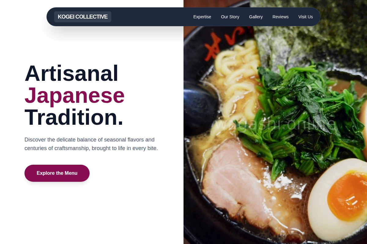 Boutique Japanese Food
