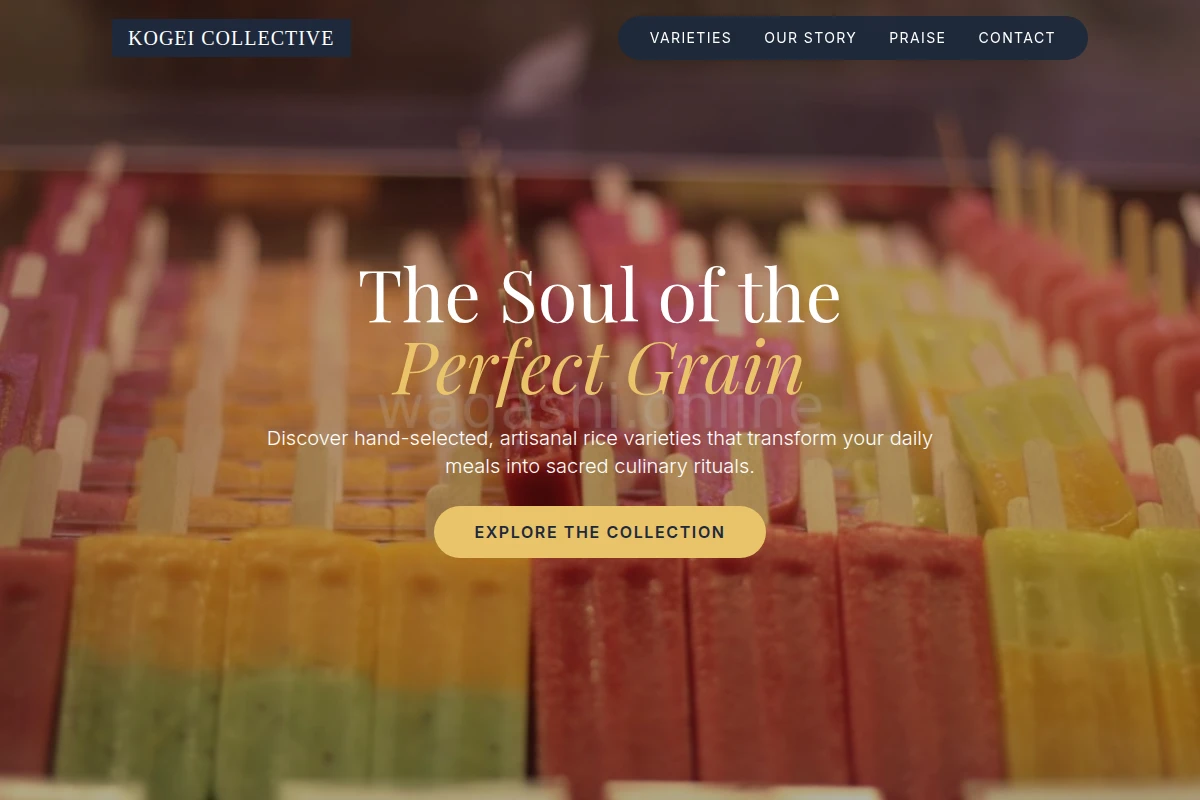 Rice Specialty Food